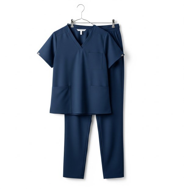 Navy Scrubs Set